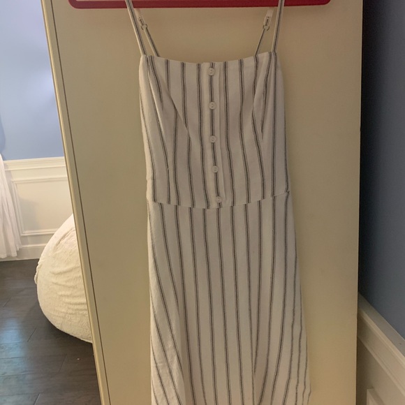 grey and white striped dress - Picture 2 of 3